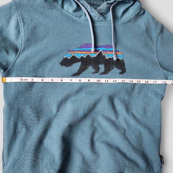 Patagonia Fitz Roy Bear Uprisal Hoodie Hooded Sweatshirt Size XS - Picture 7 of 13